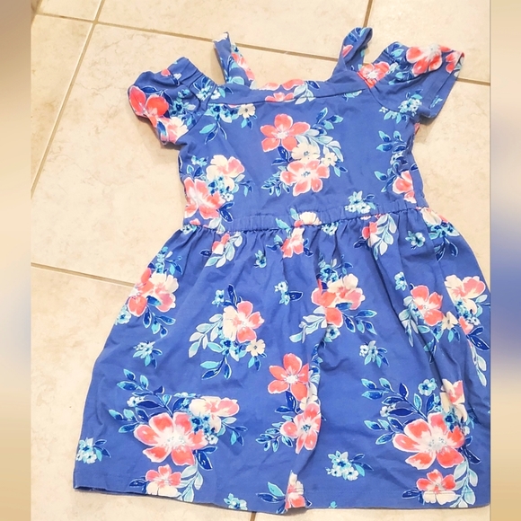 Oshkosh off the shoulder dress 4/5T - Picture 1 of 2